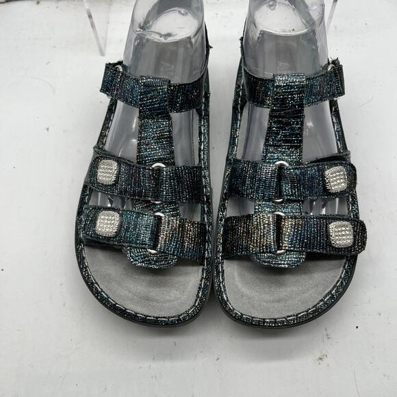 Alegria Sandals Womens 39 Kleo Slingback Black Leather US 9 Kle 292 - Picture 3 of 8